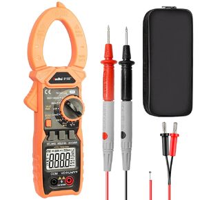 Digital Inrush Clamp Meter 1000A TRMS 6000 Counts Multimeter Voltage Tester Auto-Ranging,1000V Amp Volt Meter with VFC,LOZ Mode,AC/DC Current&Voltage Hz/% Resistance Temperature Continuity NCV