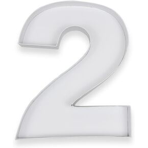 14" Cardboard Number Charcuterie Tray Birthday Anniversares Parties Celebration Supplies Fillable Paper Mache Chocolate Candy Cupcakes (White, 1)