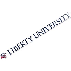 Desert Cactus Liberty University Flames Name Logo Vinyl Decal Laptop Water Bottle Car Scrapbook (15 Inch Sticker)