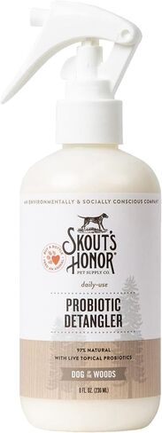 Skout’s Honor: Probiotic Detangler With Avocado Oil Hydrates and Deodorizes Fur, Supports Pet’s Natural Defenses, PH-Balanced, Sulfate Free - Lavender 8 oz. in Saudi Arabia