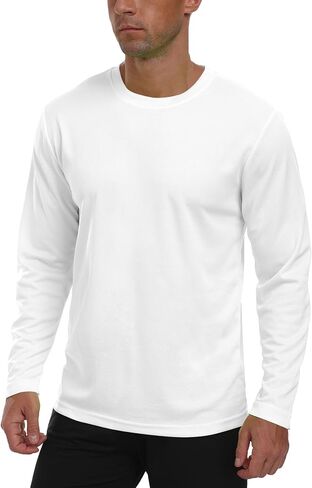 Fishing Shirts for Men UPF 50+ Rash Guard Quick Dry Long Sleeve Tee Shirts Moisture Wicking UV Sun Shirts QYY2410 in Kuwait