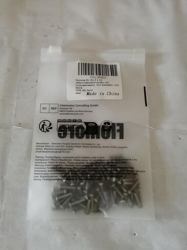 M2.5x12 Button Head Hex Socket Drive Screws 304 Stainless Steel Button Head Cap Screws (Pack of 100) in Saudi Arabia