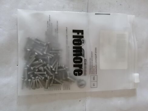 M2.5x12 Button Head Hex Socket Drive Screws 304 Stainless Steel Button Head Cap Screws (Pack of 100) in Saudi Arabia