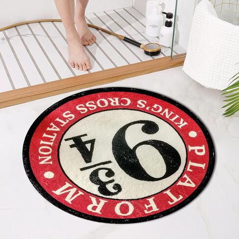 Funny Cartoon Bath Rugs for Bathroom 25x25 Inch, Cute Luxury Shaggy High Absorbent and Non Slip Shower Rug, Washable Soft Bathroom Mat for Bathtub Shower and Bath Room in Saudi Arabia