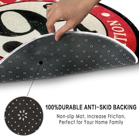 Funny Cartoon Bath Rugs for Bathroom 25x25 Inch, Cute Luxury Shaggy High Absorbent and Non Slip Shower Rug, Washable Soft Bathroom Mat for Bathtub Shower and Bath Room in Saudi Arabia