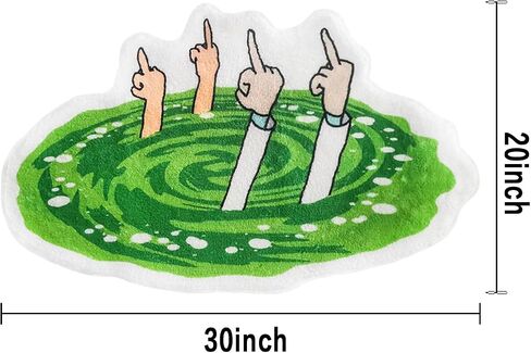 Funny Cartoon Bath Rugs for Bathroom 25x25 Inch, Cute Luxury Shaggy High Absorbent and Non Slip Shower Rug, Washable Soft Bathroom Mat for Bathtub Shower and Bath Room in Saudi Arabia