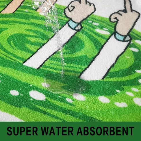 Funny Cartoon Bath Rugs for Bathroom 25x25 Inch, Cute Luxury Shaggy High Absorbent and Non Slip Shower Rug, Washable Soft Bathroom Mat for Bathtub Shower and Bath Room in Saudi Arabia