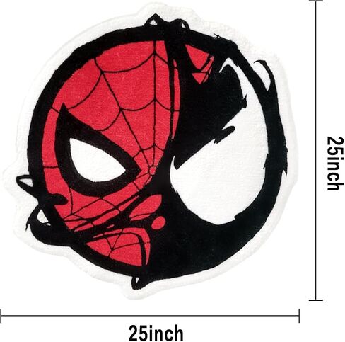 Funny Cartoon Bath Rugs for Bathroom 25x25 Inch, Cute Luxury Shaggy High Absorbent and Non Slip Shower Rug, Washable Soft Bathroom Mat for Bathtub Shower and Bath Room in Saudi Arabia