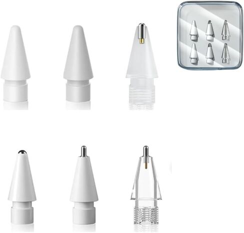 Replacement Pencil Tips for Apple Pencil Pro,Upgraded Pencil Tips fit for Apple 2nd 1st Gen USB-C,and Logitech Crayon Digital Pencil,Pencil Tips Pad Pro Pencil,No Wear Out Fine Point Resistance in Saudi Arabia