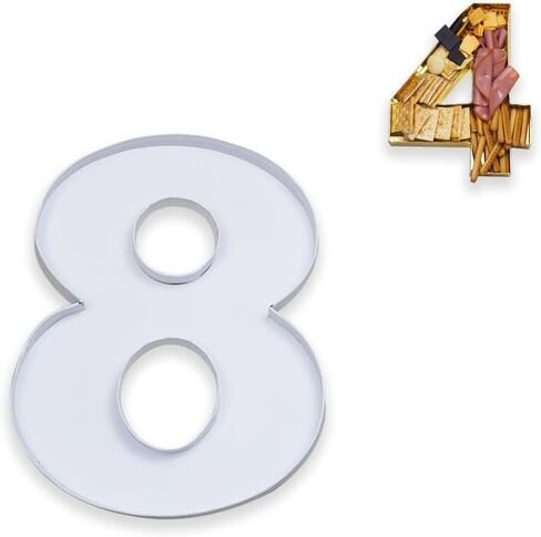 Fillable Cardboard Number Box for Charcuterie, Food, Cupdake, Dipped Berry, Birthday Decor, 10 inches (Number 16) in Saudi Arabia