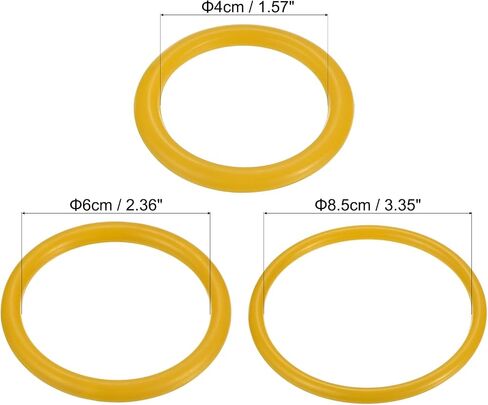 PATIKIL Carnival Ring-Toss Rings Kit Set Plastic Hoop for Outdoor Party Favor Game Booth in Saudi Arabia
