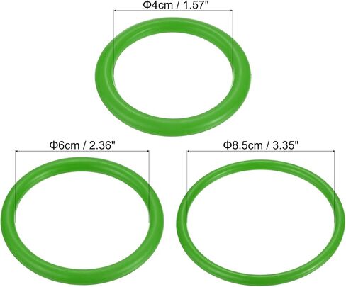 PATIKIL Carnival Ring-Toss Rings Kit Set Plastic Hoop for Outdoor Party Favor Game Booth in Saudi Arabia