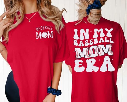 Baseball Mom Shirt Baseball Oversized Tshirt Women Baseball Game Day Season Vacation Short Sleeves Tops in Kuwait