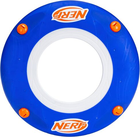قرص طائر ناعم من Nerf Kids - لعبة قرص طائر صوتي داخلي + خارجي للأطفال - قرص رمي مقاس 11 بوصة - قرص خفيف الوزن للغاية للاستخدام الداخلي والخارجي - يعوي عند رميه in Saudi Arabia
