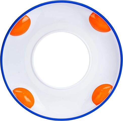 قرص طائر ناعم من Nerf Kids - لعبة قرص طائر صوتي داخلي + خارجي للأطفال - قرص رمي مقاس 11 بوصة - قرص خفيف الوزن للغاية للاستخدام الداخلي والخارجي - يعوي عند رميه in Saudi Arabia