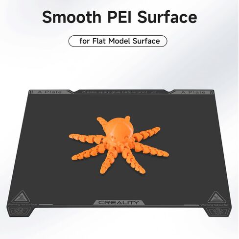 Creality Official Ender 3 S1 Pro Original Build Plate 235x235mm Magnetic Bed Plate Texture Removable PEI Sheet for Ender 3 V3 SE/Ender 3 V3 KE/Ender 3 S1/Ender 3/Ender 5 S1/Ender 5 Pro, K1, CR-10 SE in Saudi Arabia