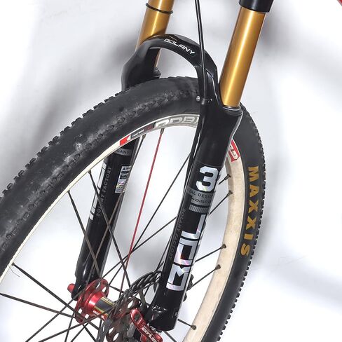 Bike Suspension Fork MTB Bicycle Magnesium Alloy Suspension Front Fork 26/27.5/29 inch, Straight Steerer and Tapered Steerer Air Fork (Manual Lockout - Remote Lockout) in Kuwait