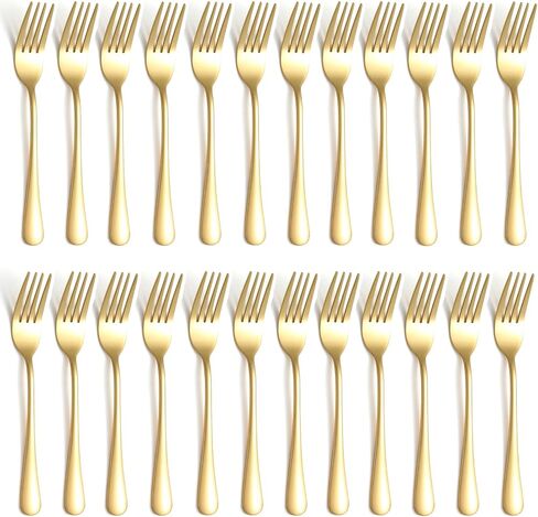 Silver Salad Forks Set of 12 pieces，Stainless Steel Flatware Forks 6.8 inch，Mirror Polish Small Utensils, New Kitchen Essentials Cutlery Set Dishwasher Safe in Saudi Arabia