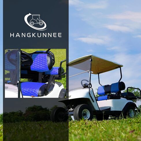 Golf Cart Seat Covers for EZGO TXT Club Car DS Gas or Electric OEM Regular Seat Cushion, No Staple, Golf Cart Vinyl Replacement Seat Cover in Kuwait