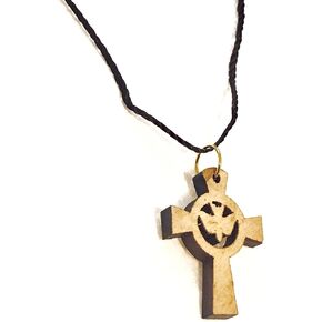 JMLA Olive Wood -Cross with Dove from Bethlehem holy Land -1- Piece
