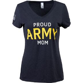 Proud Army Family | Licensed U.S. Military Infantry Armor Artillery Tee Shirt (T-Shirt) for Men Women