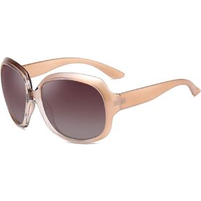 Dollger Oversized Polarized Sunglasses for Women Retro Classic Shades Large Frame Ladies Sunglasses