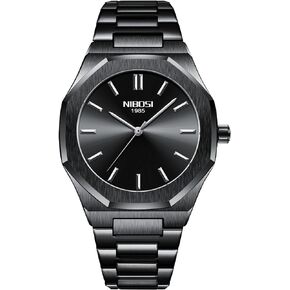 Men's Analog Quartz Waterproof Watches Stainless Steel Gold Watches Luxury Brand Fashion Dress Business Wristwatch