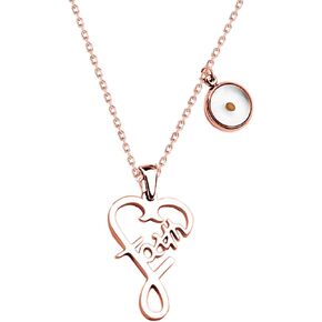 بذور الخردل الإيمان الحب القلب قلادة قلادة المجوهرات الدينية هدية in Kuwait