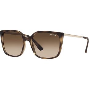 Vogue Eyewear Woman Sunglasses Black Frame, Grey Gradient Lenses, 54MM in Kuwait