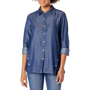 بلوزة نسائية من Foxcroft Cassie 3/4 كم من مادة Tencel