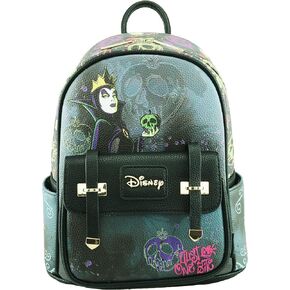 Wondapop Disney Evil Queen 11" Vegan Leather Fashion Mini Backpack