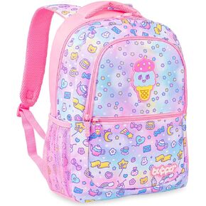 Blippo® Kawaii Backpack for Girls - Cute Girls' Backpack for School - Pink Backpack for Kids - Book Bag for Ages 6 and up