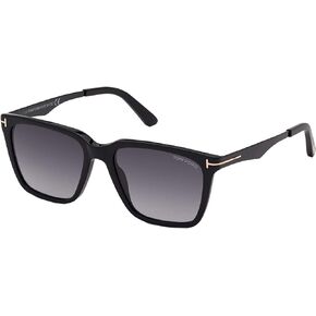 Tom Ford GARRETT FT 0862 Shiny Black/Grey Shaded 54/17/145 men Sunglasses