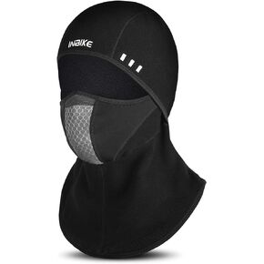 قناع وجه بالاكلافا من INBIKE، قناع وجه بالاكلافا من الصوف القطبي مقاوم للرياح للرياضات الخارجية الدافئة للرجال والنساء