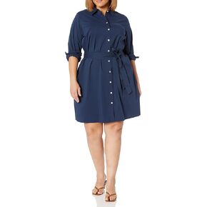 Foxcroft Women's Pax Long Sleeve Stretch Solid Dress