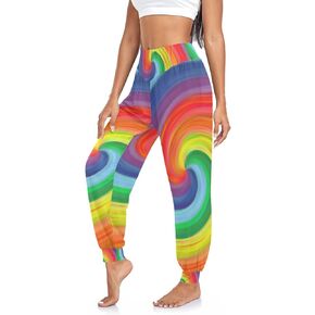 Women Boho Trousers Comfy Sweatpants Yoga Urban Dance Pants S-2XL