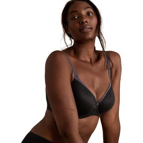 Marks & Spencer Women's Sumptuously Soft Under Wired Lace Trim Padded Full Cup T-Shirt Bra