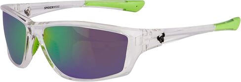 Spiderwire Classic SPW008 Polarized Fishing Sunglasses, Matte Black/Smoke/Blue Mirror in Kuwait