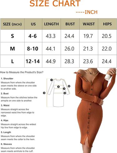 المرأة بياقة يغرق الخامس الرقبة زر أسفل كم طويل مضلع متماسكة سترة فستان Bodycon حفلة ميدي فستان in Kuwait
