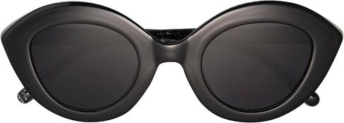 Betsey Johnson Women's The Artist Novelty Cat Eye Sunglasses, Black, 140 mm in Saudi Arabia