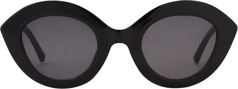 Betsey Johnson Women's The Artist Novelty Cat Eye Sunglasses, Black, 140 mm in Saudi Arabia