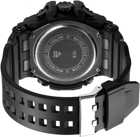 zolohoni Mens Military Watches for Men, Men's Wrist Watches, Analog Digital Watch Stop Watches for Sports, Large Dual Time 12/24H Gifts for Teenage Boys 14-16-18 Years Old in Saudi Arabia