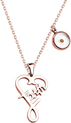 بذور الخردل الإيمان الحب القلب قلادة قلادة المجوهرات الدينية هدية in Kuwait