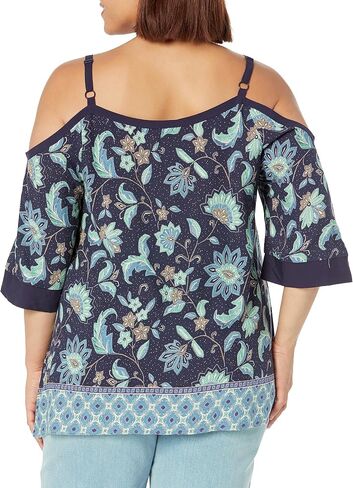EVANS Women's Plus Size Top Daisy C/S PRT in Saudi Arabia