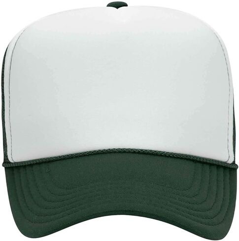 Otto Caps 5 Panel High Crown Mesh Back Trucker Hat Polyester Foam Front in Saudi Arabia