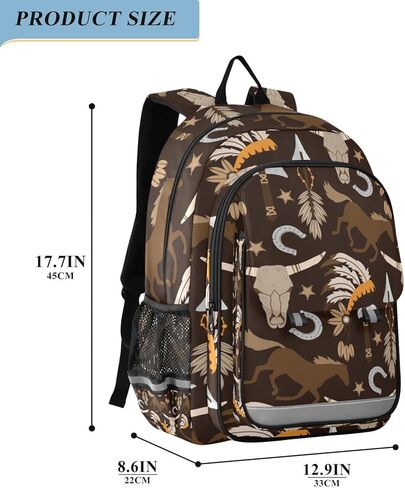 American Football Gold School Backpack Lightweight Laptop Backpack Student Travel Daypack with Reflective Stripes in Kuwait