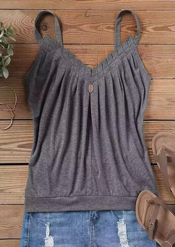 تكدرت الخامس الرقبة بروتيل القمم المرأة مثير مضحك حبال تكدرت تانك القمم لطيف تكدرت عادية قميص بدون أكمام القمم in Kuwait