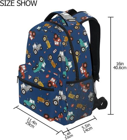 حقيبة ظهر للجرارات الزراعية حقيبة كمبيوتر محمول Daypack حقائب ظهر مدرسية للسفر والمشي لمسافات طويلة للرجال والنساء والأطفال والبنات والأولاد in Saudi Arabia