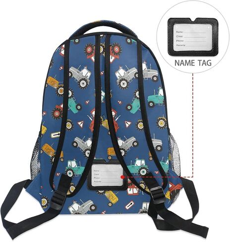 حقيبة ظهر للجرارات الزراعية حقيبة كمبيوتر محمول Daypack حقائب ظهر مدرسية للسفر والمشي لمسافات طويلة للرجال والنساء والأطفال والبنات والأولاد in Saudi Arabia