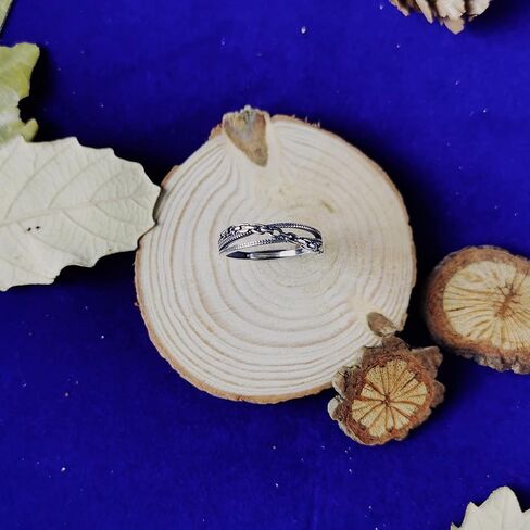 s925 Sterling Silver Chain adjustable ring, Delicate Looking, Minimalist Promise Ring for Best Friends in Kuwait